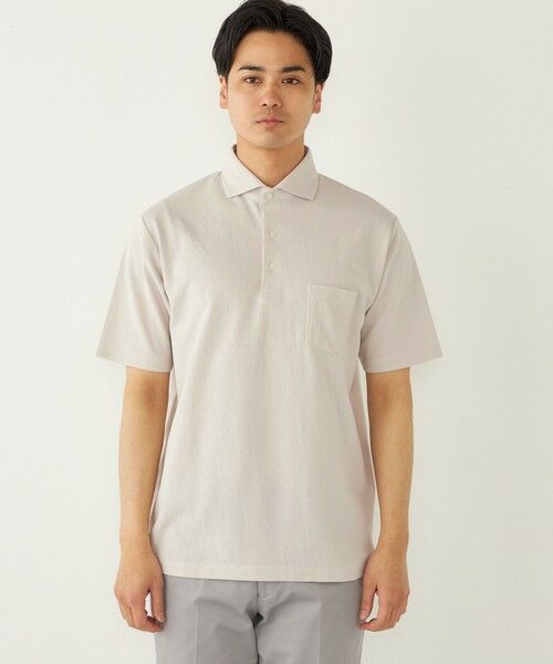 SHIPS / シップス Tシャツ | SHIPS Colors:〈吸水速乾〉カノコ ワイドカラー ポロシャツ | 詳細10