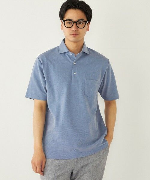 SHIPS / シップス Tシャツ | SHIPS Colors:〈吸水速乾〉カノコ ワイドカラー ポロシャツ | 詳細24