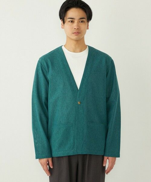 SHIPS / シップス カーディガン・ボレロ | SHIPS Colors:〈洗濯機可能〉シャリル ジャージー カーディガン◇ | 詳細3