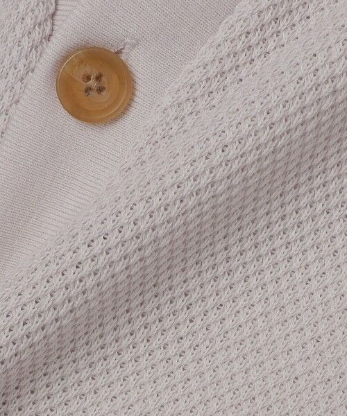 SHIPS / シップス カーディガン・ボレロ | SHIPS Colors: 〈吸水・速乾/手洗い可能〉 カノコ Vネック カーディガン | 詳細1
