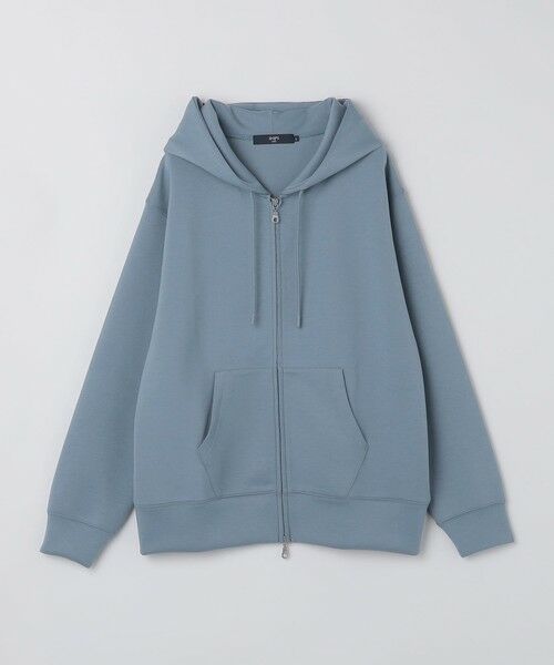 SHIPS / シップス パーカー | 《一部追加予約》SHIPS Colors:〈洗濯機可能〉クリーミータッチ ジップ パーカー◆(ブルー)