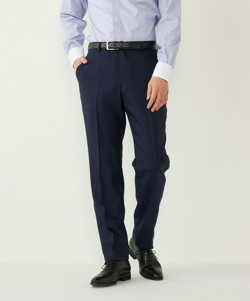SHIPS / シップス その他パンツ | SHIPS Colors:CANONICO スーツ パンツ ソリッド(セットアップ対応可能)(ネイビー)