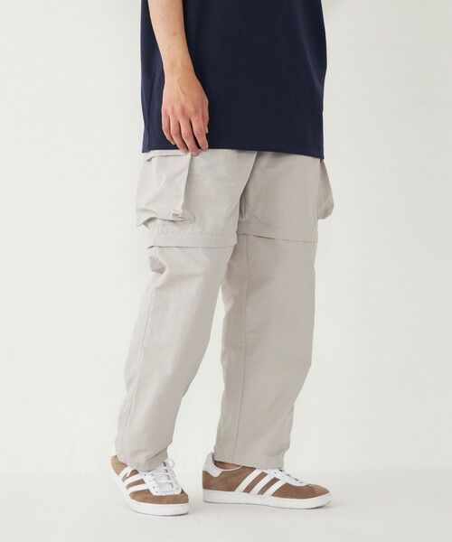 SHIPS / シップス その他パンツ | SHIPS Colors:〈洗濯機可能〉コンバーチブル パンツ(ライトグレー)