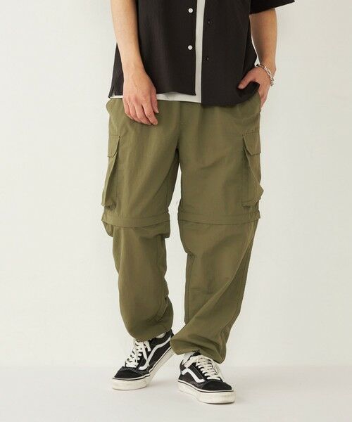 SHIPS / シップス その他パンツ | SHIPS Colors:〈洗濯機可能〉コンバーチブル パンツ(オリーブ)