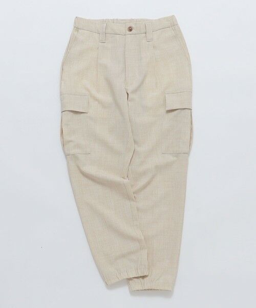 SHIPS / シップス その他パンツ | SHIPS Colors:〈洗濯機可能〉ストレッチ イージー カーゴ パンツ(ベージュ)