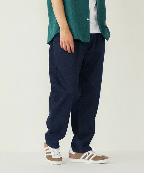 SHIPS / シップス その他パンツ | SHIPS Colors:ライト デニム ワイド テーパード パンツ◇(ネイビー)