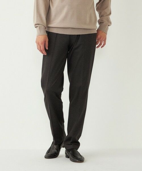 SHIPS / シップス その他パンツ | SHIPS Colors:〈洗濯機可能〉AVANT(R) ストレッチ スラックス(セットアップ対応)(ダークグレー)