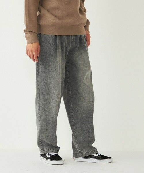 SHIPS / シップス その他パンツ | SHIPS Colors:〈洗濯機可能〉デニム ワイド テーパード トラウザーズ◇ | 詳細5