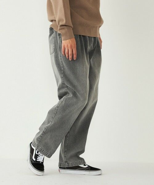 SHIPS / シップス その他パンツ | SHIPS Colors:〈洗濯機可能〉デニム ワイド テーパード トラウザーズ◇ | 詳細6