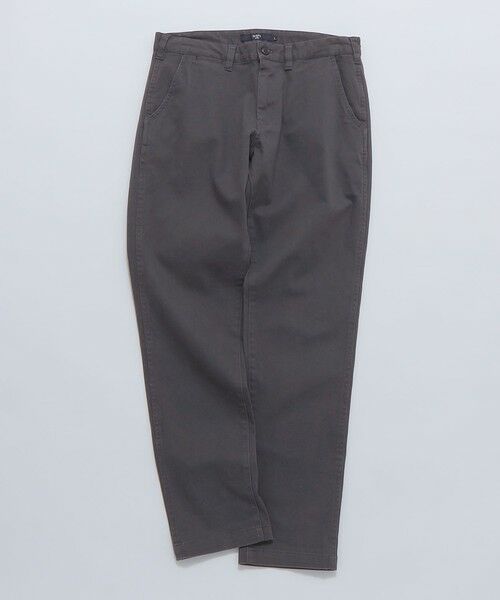 SHIPS / シップス その他パンツ | SHIPS Colors:〈洗濯機可能〉ストレッチ テーパード チノパン◇(チャコールグレー)