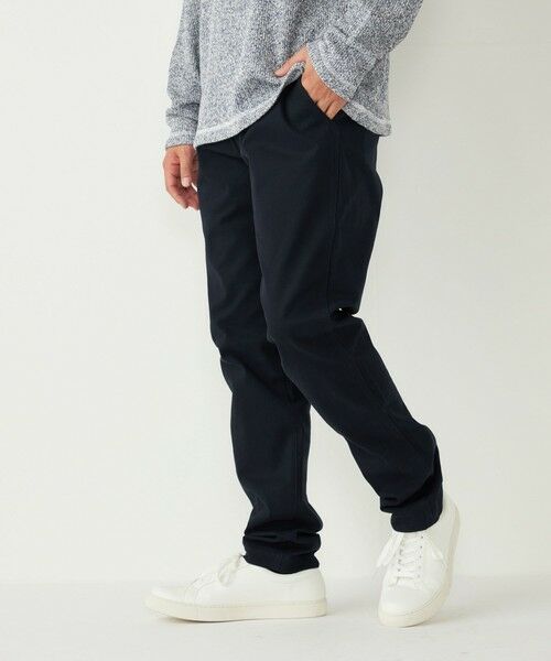 SHIPS / シップス その他パンツ | 《一部追加予約》SHIPS Colors:〈洗濯機可能〉ストレッチ テーパード チノパン◆(ネイビー)