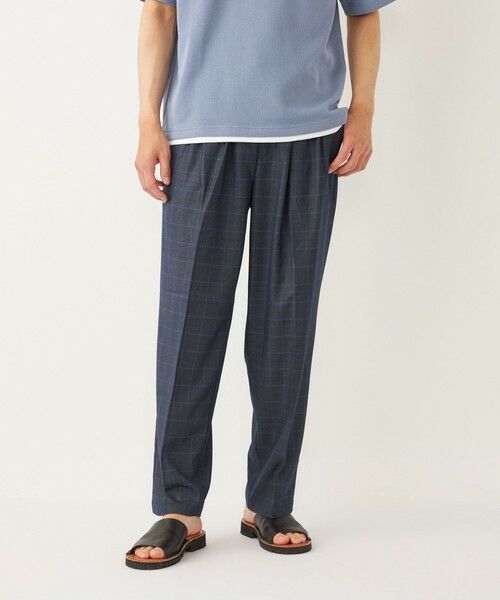 SHIPS / シップス その他パンツ | SHIPS Colors: テーパード ワイド トラウザー パンツ(ブルー)