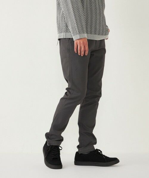 SHIPS / シップス チノ・ワークパンツ | SHIPS Colors: ストレッチ テーパード チノパン◇(ダークグレー)