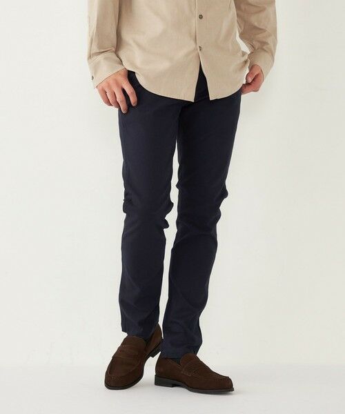 SHIPS / シップス チノ・ワークパンツ | SHIPS Colors: ストレッチ テーパード チノパン◇(ネイビー)