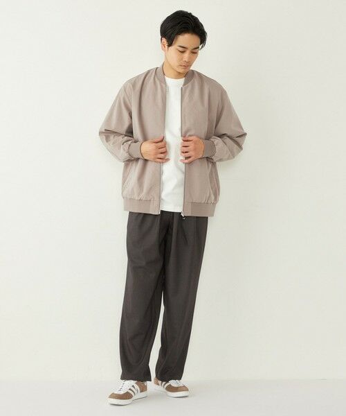 SHIPS / シップス その他パンツ | 《一部追加予約》SHIPS Colors:〈洗濯機可能〉TR テーパード ワイド トラウザーズ◇ | 詳細9