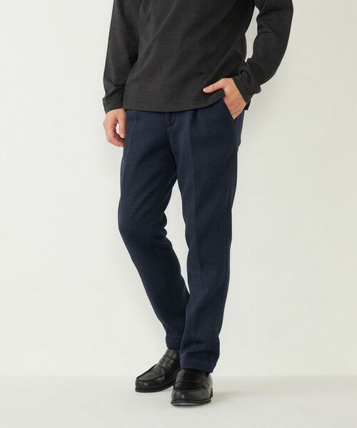 SHIPS / シップス その他パンツ | SHIPS Colors:セーターフリース イージー スラックス(セットアップ対応可能)(ブルー)