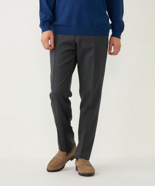 SHIPS / シップス セットアップ | SHIPS Colors:CANONICO PERENNIAL パンツ(セットアップ対応可能)(ブラック)