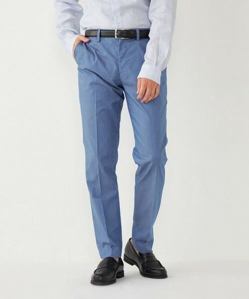 SHIPS / シップス その他パンツ | SHIPS Colors:〈洗濯機可能〉デニム ライク スラックス(セットアップ対応可能)(ブルー)