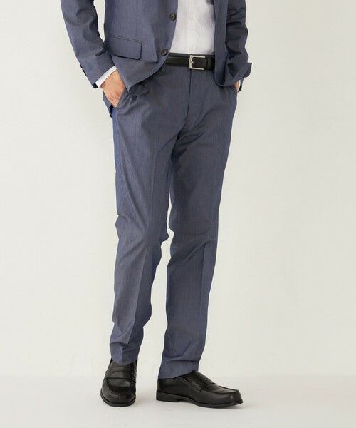 SHIPS / シップス その他パンツ | SHIPS Colors:〈洗濯機可能〉デニム ライク スラックス(セットアップ対応可能)(ネイビー)