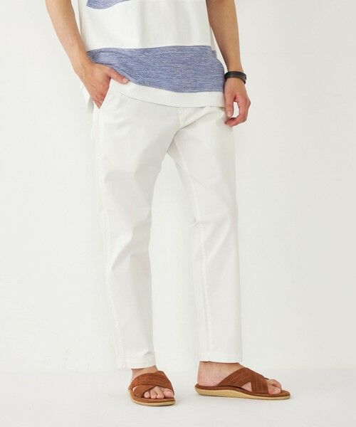 SHIPS / シップス その他パンツ | SHIPS Colors:〈洗濯機可能〉テーパード アンクル チノ パンツ(オフホワイト)