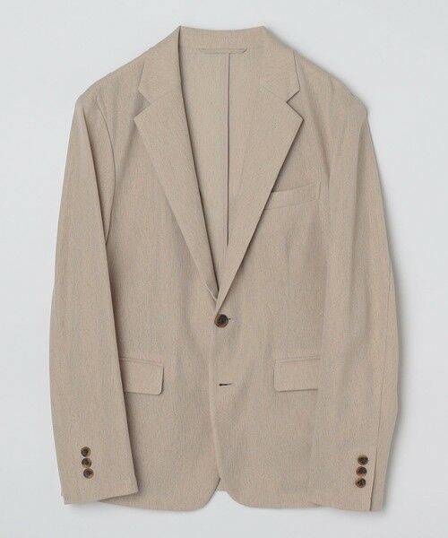 SHIPS / シップス テーラードジャケット | SHIPS Colors:シャリルジャージー 2B サマー ジャケット(セットアップ対応可能)(ベージュ)