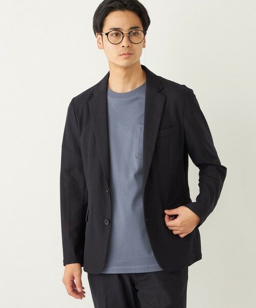 SHIPS / シップス テーラードジャケット | SHIPS Colors:シャリルジャージー 2B サマー ジャケット(セットアップ対応可能) | 詳細25