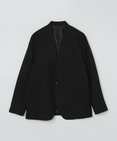 SHIPS / シップス ノーカラージャケット | SHIPS Colors: 〈手洗い可能〉ウールライク ノーカラー ジャケット