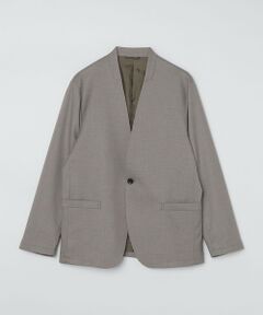 SHIPS / シップス ノーカラージャケット | SHIPS Colors: 〈手洗い可能〉ウールライク ノーカラー ジャケット