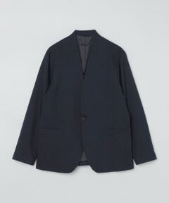 SHIPS / シップス ノーカラージャケット | SHIPS Colors: 〈手洗い可能〉ウールライク ノーカラー ジャケット