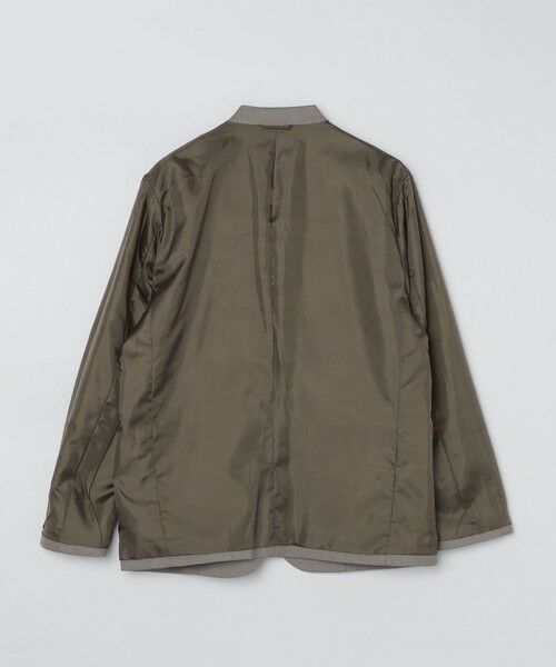 SHIPS / シップス ノーカラージャケット | SHIPS Colors: 〈手洗い可能〉ウールライク ノーカラー ジャケット | 詳細6