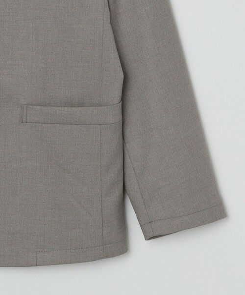 SHIPS / シップス ノーカラージャケット | SHIPS Colors: 〈手洗い可能〉ウールライク ノーカラー ジャケット | 詳細8