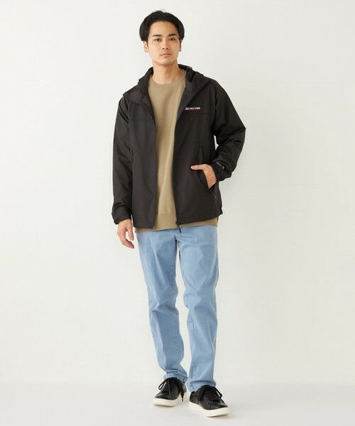 SHIPS / シップス ブルゾン | 【SHIPS Colors別注】FIRST DOWN: 〈洗濯機可能〉ジップ フード ブルゾン | 詳細10