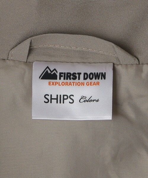 SHIPS / シップス ブルゾン | 【SHIPS Colors別注】FIRST DOWN: 〈洗濯機可能〉ジップ フード ブルゾン | 詳細22