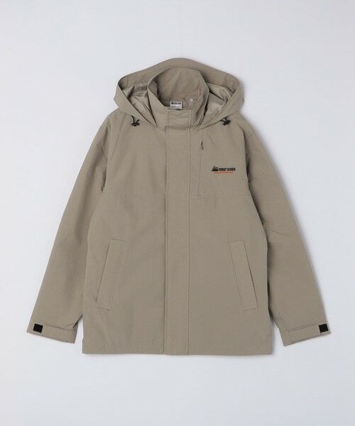 SHIPS / シップス ブルゾン | 【SHIPS Colors別注】FIRST DOWN: 〈洗濯機可能〉ジップ フード ブルゾン | 詳細11