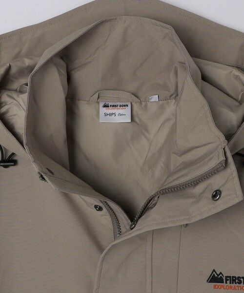 SHIPS / シップス ブルゾン | 【SHIPS Colors別注】FIRST DOWN: 〈洗濯機可能〉ジップ フード ブルゾン | 詳細16