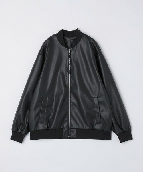 SHIPS / シップス ブルゾン | SHIPS Colors:合成皮革 ボマー ジャケット◇ | 詳細2