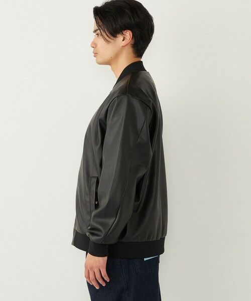 SHIPS / シップス ブルゾン | SHIPS Colors:合成皮革 ボマー ジャケット◇ | 詳細12