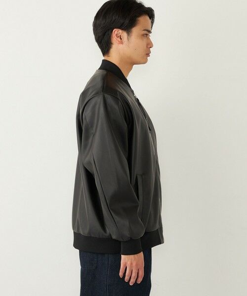 SHIPS / シップス ブルゾン | SHIPS Colors:合成皮革 ボマー ジャケット◇ | 詳細14
