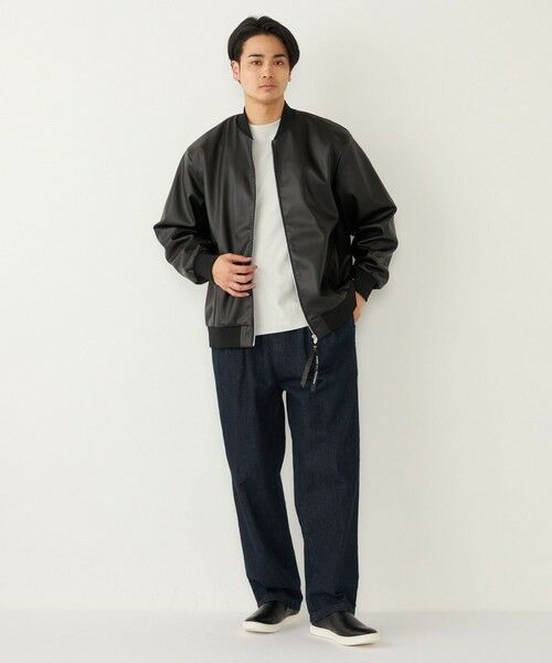 SHIPS / シップス ブルゾン | SHIPS Colors:合成皮革 ボマー ジャケット◇ | 詳細17