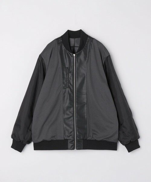 SHIPS / シップス ブルゾン | SHIPS Colors:合成皮革 ボマー ジャケット◇ | 詳細4