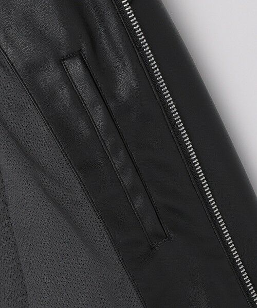 SHIPS / シップス ブルゾン | SHIPS Colors:合成皮革 ボマー ジャケット◇ | 詳細9