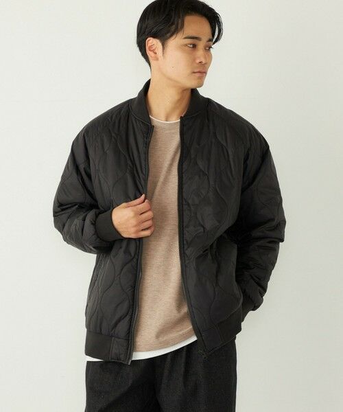 SHIPS / シップス ブルゾン | SHIPS Colors:〈洗濯機可能〉キルティング ボマー ブルゾン | 詳細4