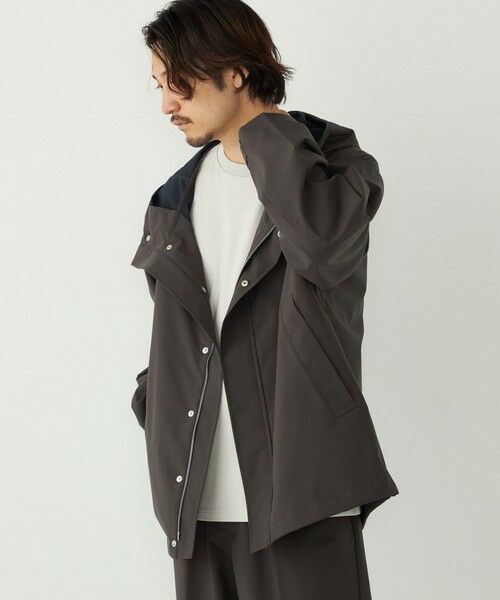 SHIPS / シップス ブルゾン | SHIPS Colors:〈撥水・防風・洗濯機可能〉3レイヤー ライト ジップ フード ブルゾン | 詳細4