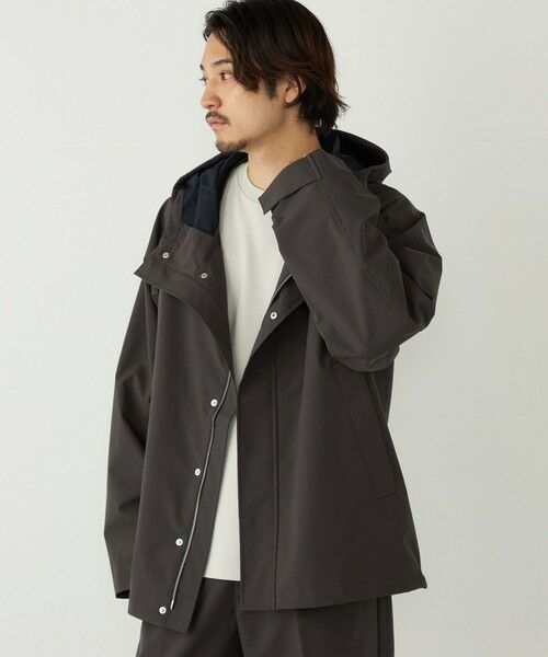 SHIPS / シップス ブルゾン | SHIPS Colors:〈撥水・防風・洗濯機可能〉3レイヤー ライト ジップ フード ブルゾン | 詳細5