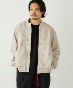 SHIPS / シップス ブルゾン | SHIPS Colors:合成皮革 ボア ボマー ジャケット