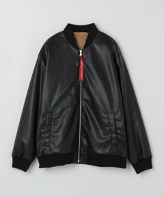 SHIPS / シップス ブルゾン | SHIPS Colors:合成皮革 ボア ボマー ジャケット