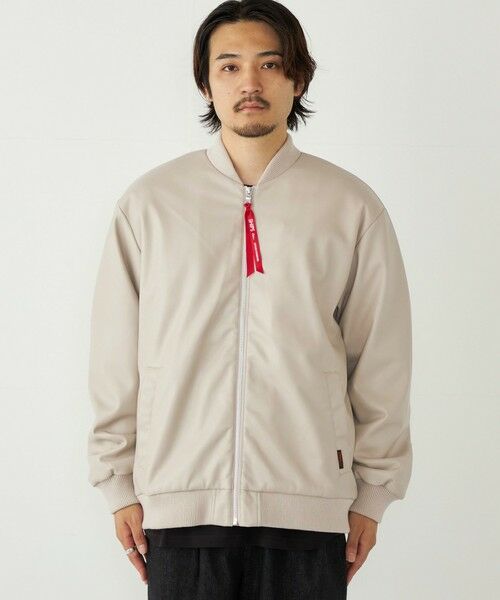 SHIPS / シップス ブルゾン | SHIPS Colors:合成皮革 ボア ボマー ジャケット | 詳細10