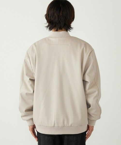 SHIPS / シップス ブルゾン | SHIPS Colors:合成皮革 ボア ボマー ジャケット | 詳細12