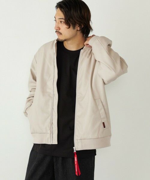 SHIPS / シップス ブルゾン | SHIPS Colors:合成皮革 ボア ボマー ジャケット | 詳細15