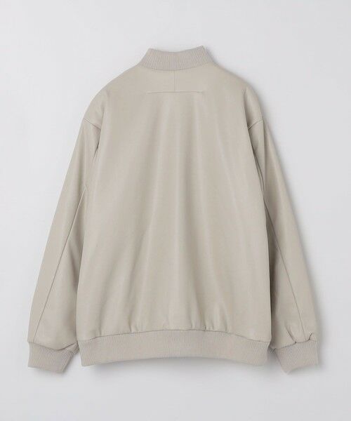 SHIPS / シップス ブルゾン | SHIPS Colors:合成皮革 ボア ボマー ジャケット | 詳細2